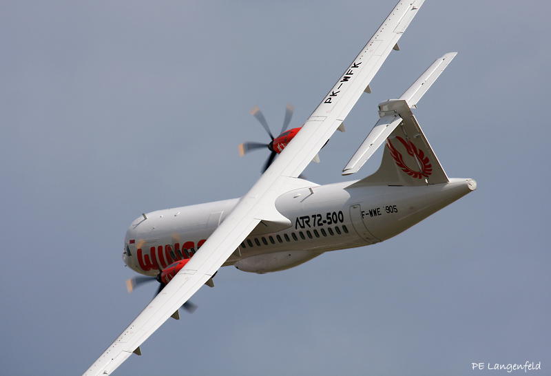 ATR 72 500 demo flight practice